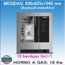 LAINOX HORNO NABOO 101 GAS